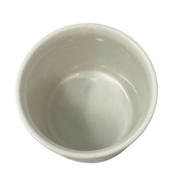 Napco 3519 Ceramic Planter Easter Spring Bears Ducks Butterflies Round 3.5 Inch - Picture 5 of 8